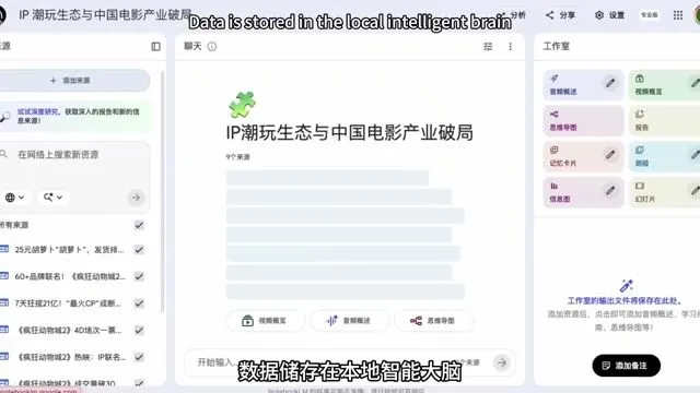 NotebookLM 自动生成的数据图表